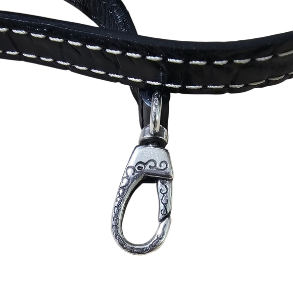 BRIGHTON Black Crossbody Wallet With Detachable Strap - Picture 10 of 12